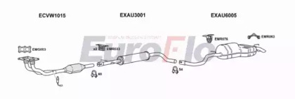 Система выпуска ОГ EuroFlo VWGOL18 1036B